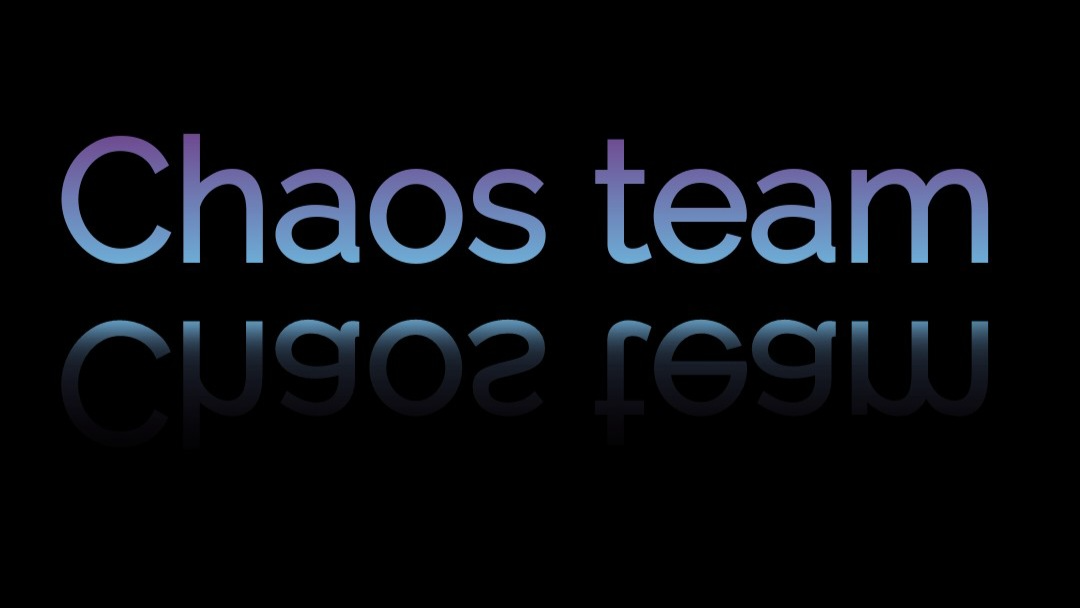 chaos teamのバナー