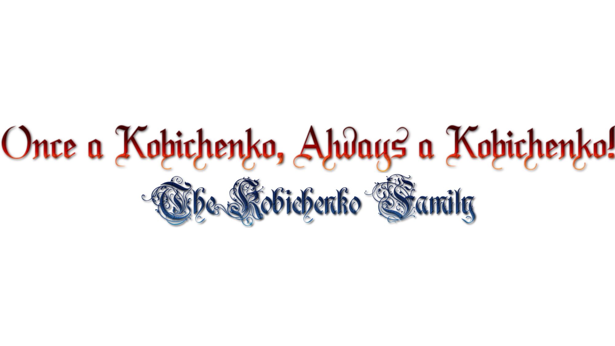 Kobichenko Family