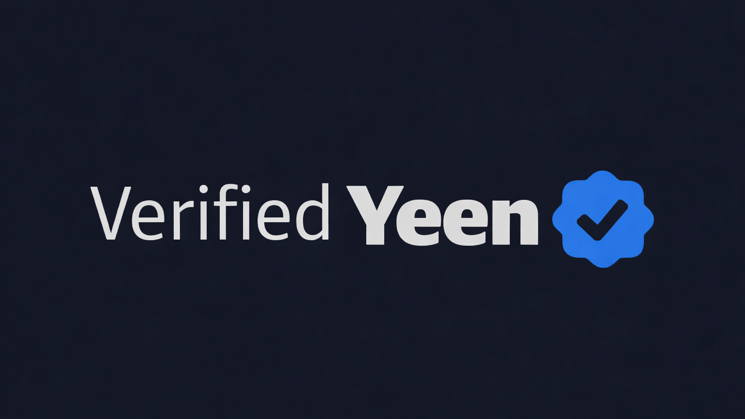 Verified Yeenのバナー