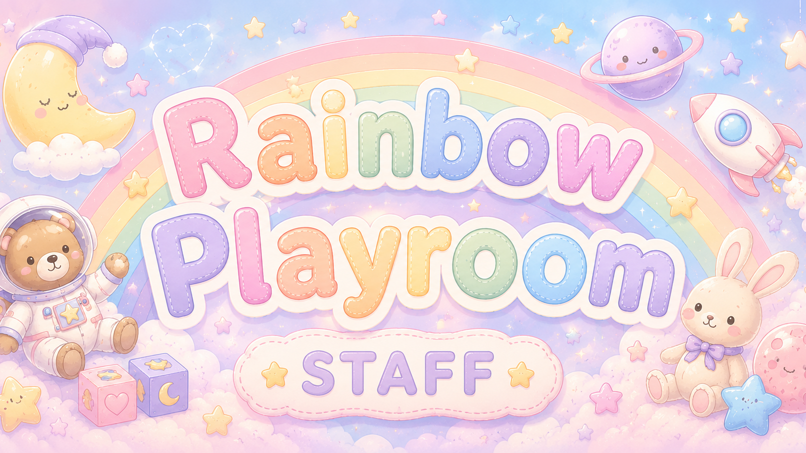 Rainbow Playroom Staffのバナー
