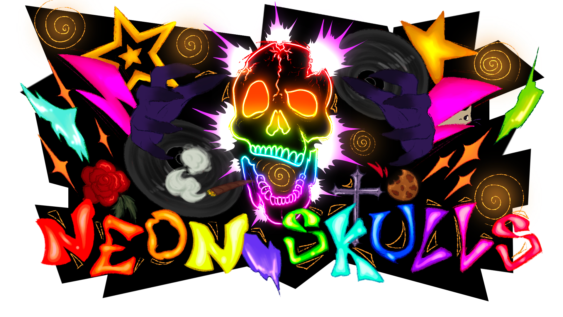 Neon staff