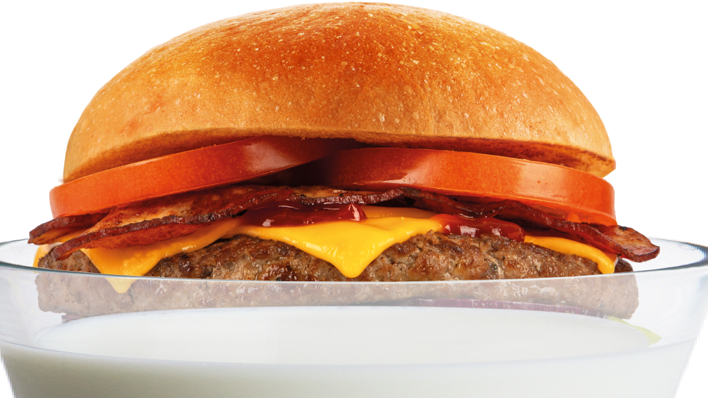 milk burgerのバナー