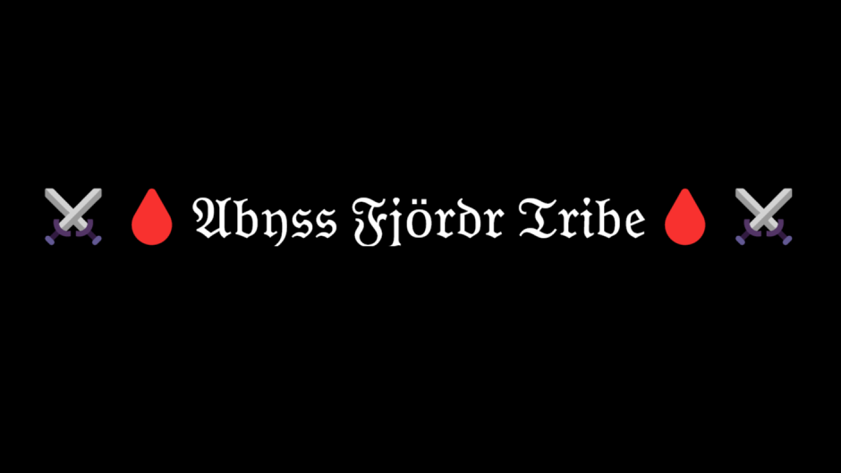 ༒Abyss Fjördr Tribe༒のバナー