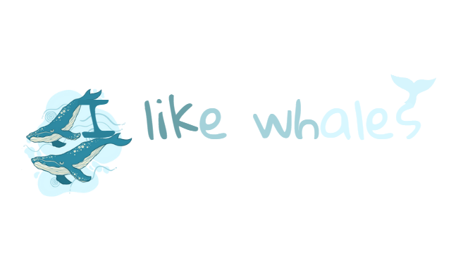 I like whalesのバナー