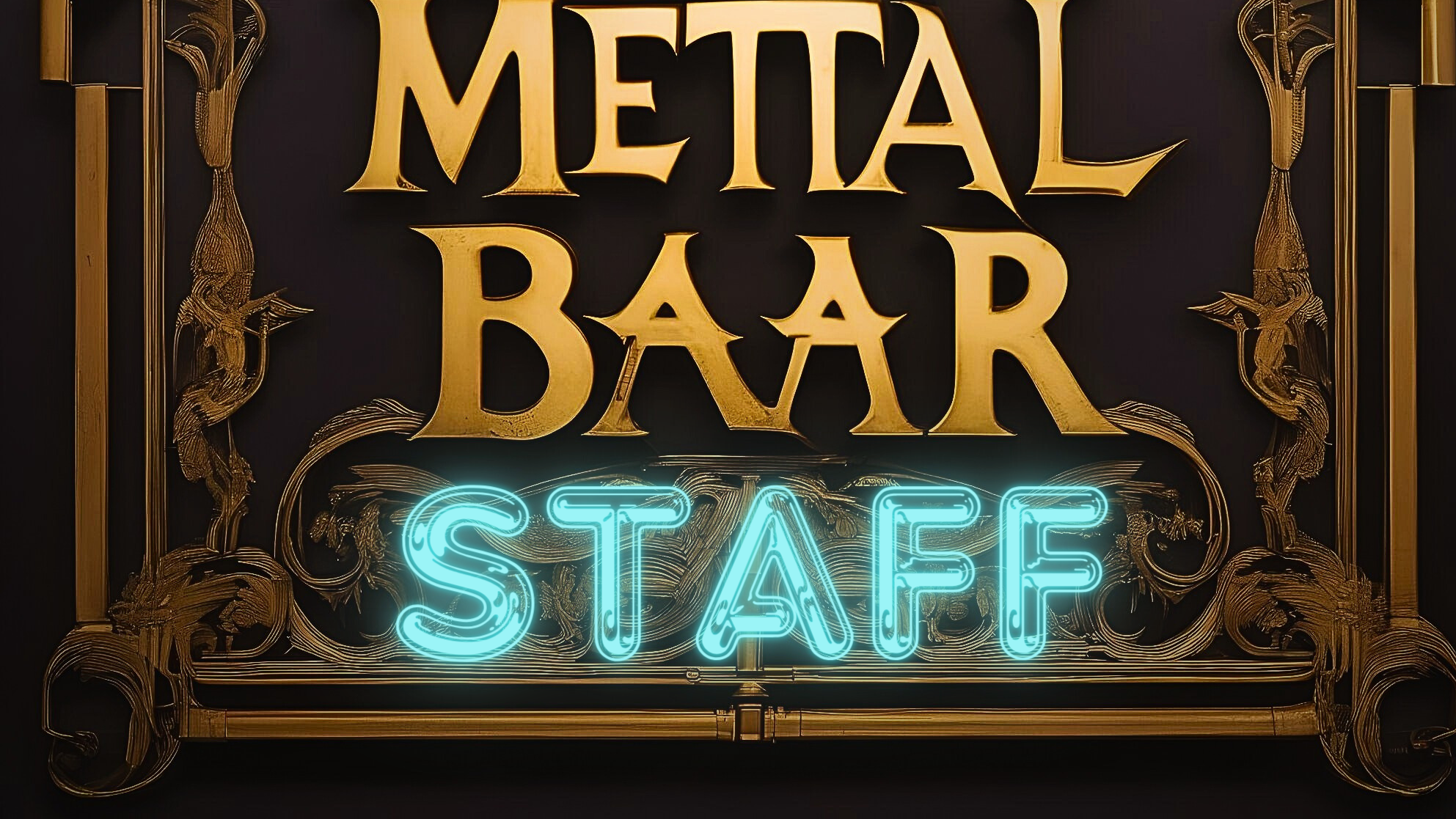 METAL BAR STAFF