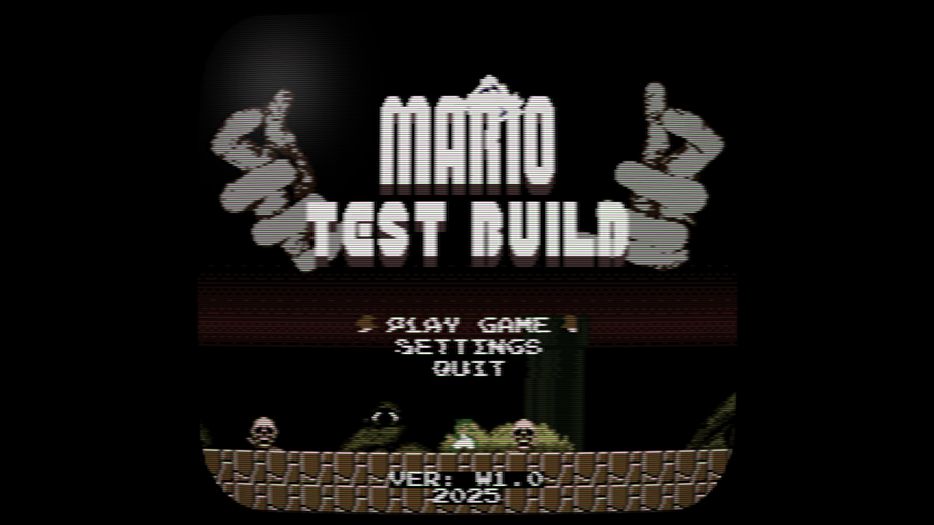 MARIO test buildのバナー
