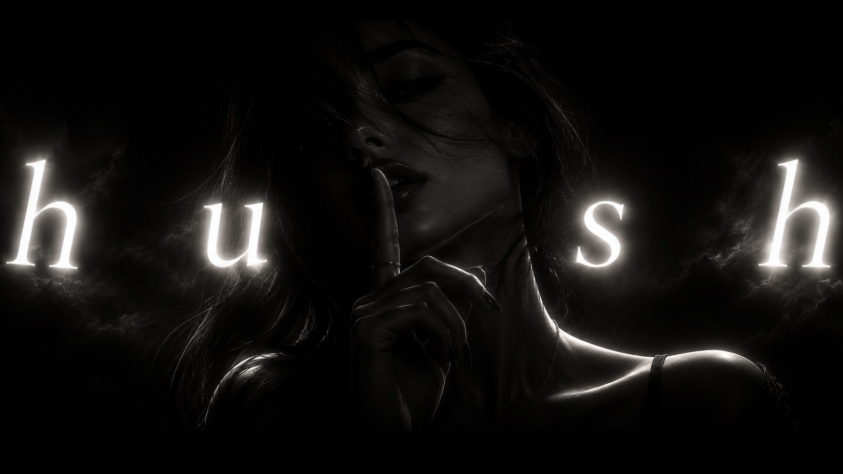 h u s hのバナー
