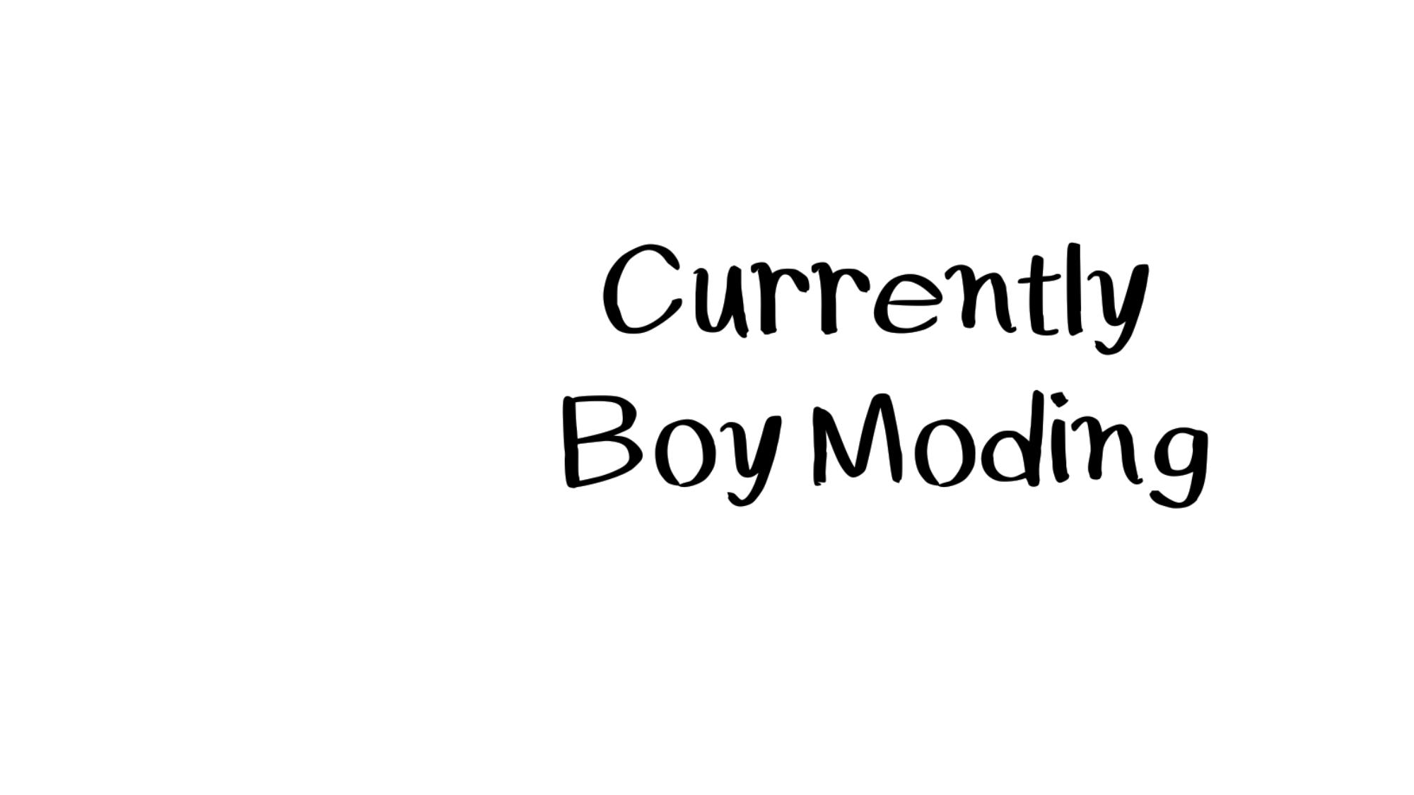 Boy Modeのバナー