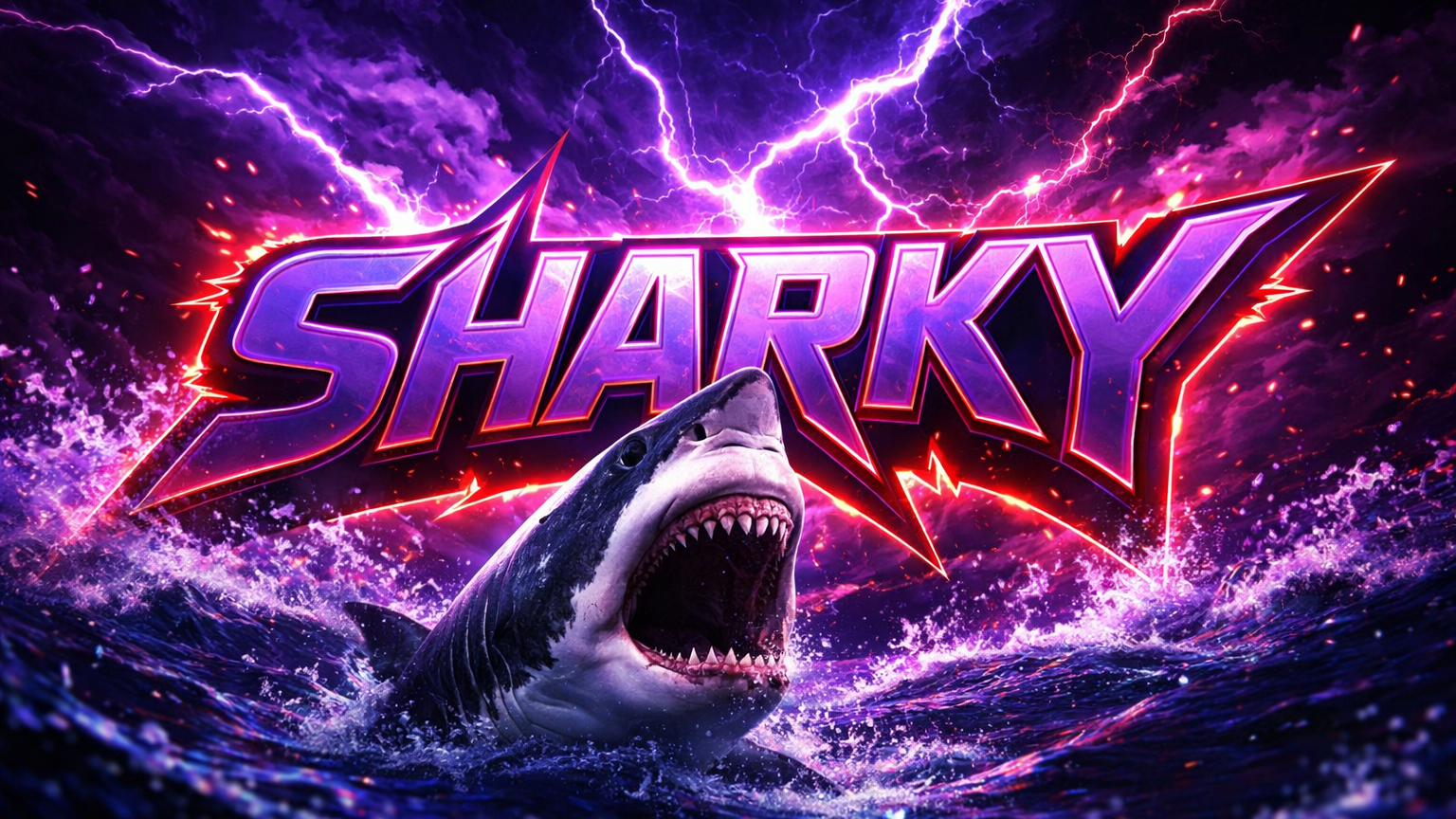 Sharkys lil fish'sのバナー