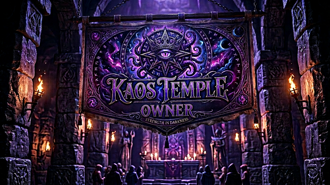 Kaos Temple Ownerのバナー