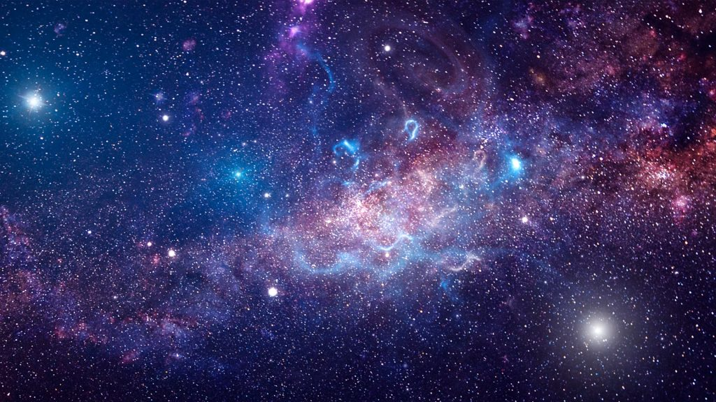 galaxy and stars chill and hangout