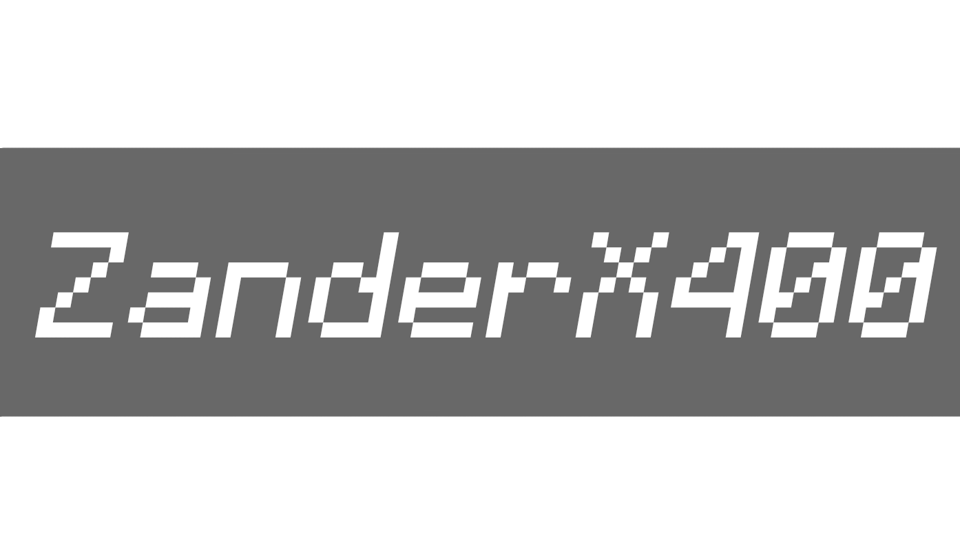 ZanderX400 nametagのバナー