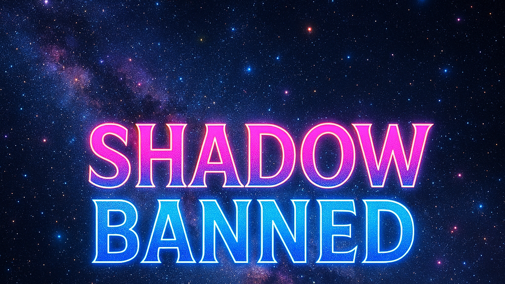 Shadow Bannedのバナー