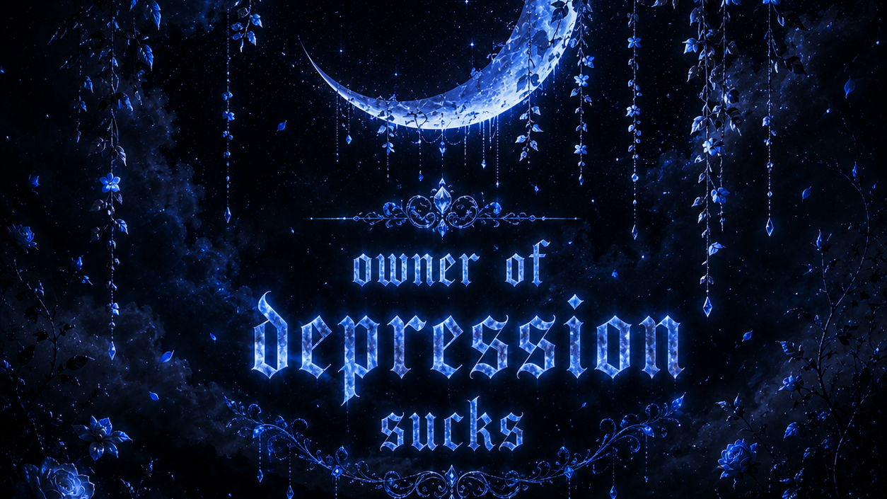 Owner of depression sucksのバナー