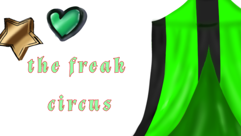 The freak circusのバナー