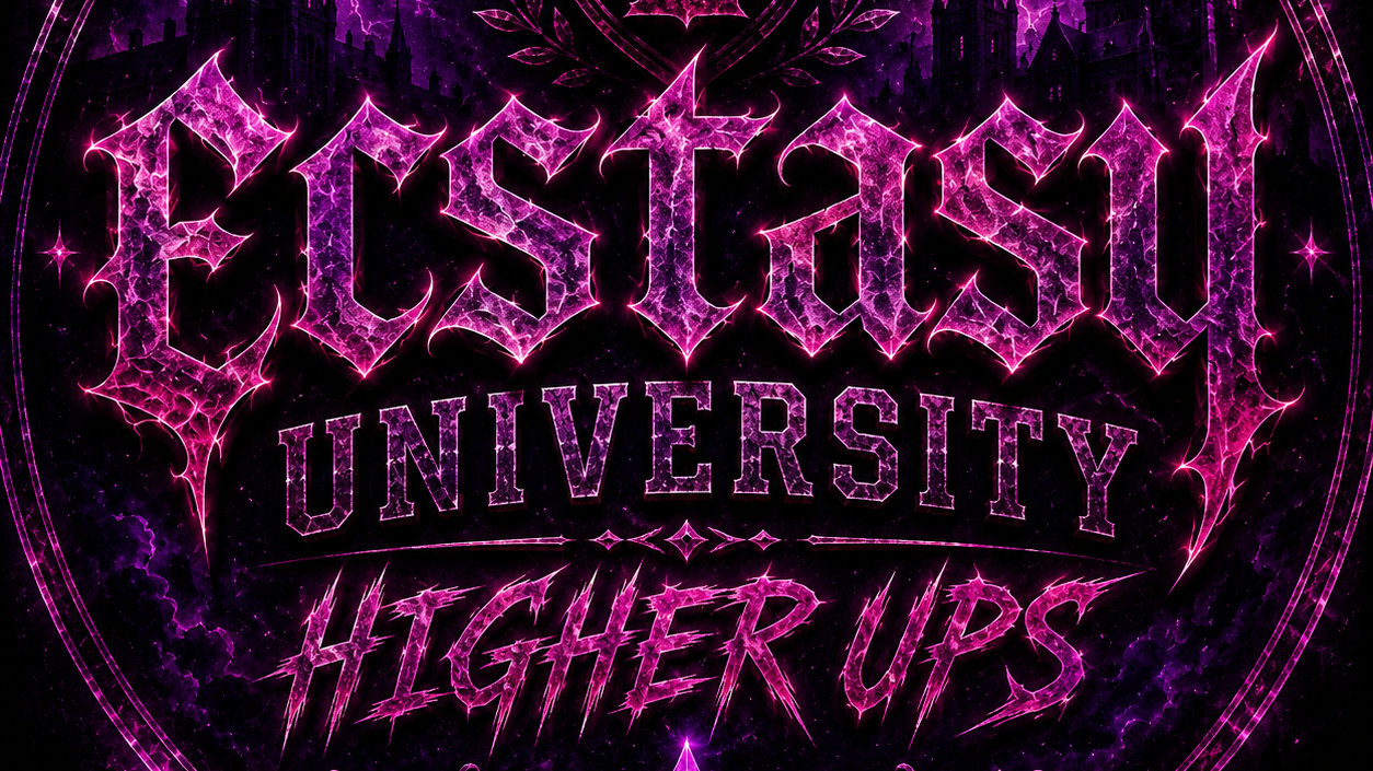 ecstasy university higher upsのバナー