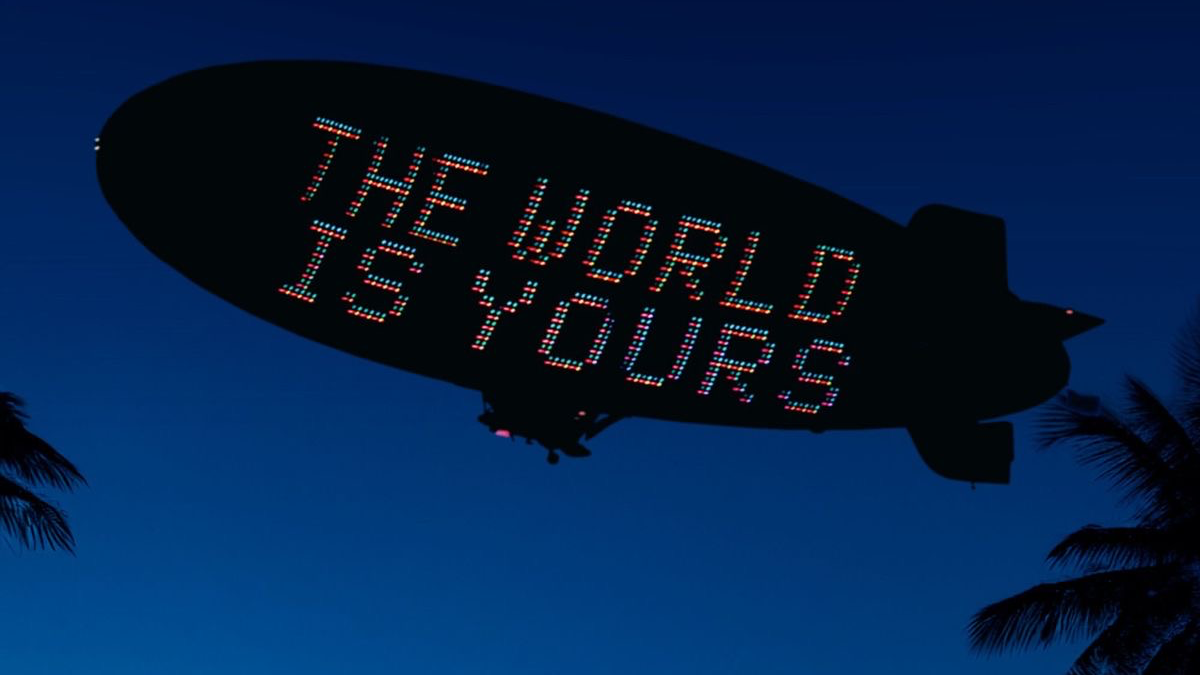 The world is yoursのバナー