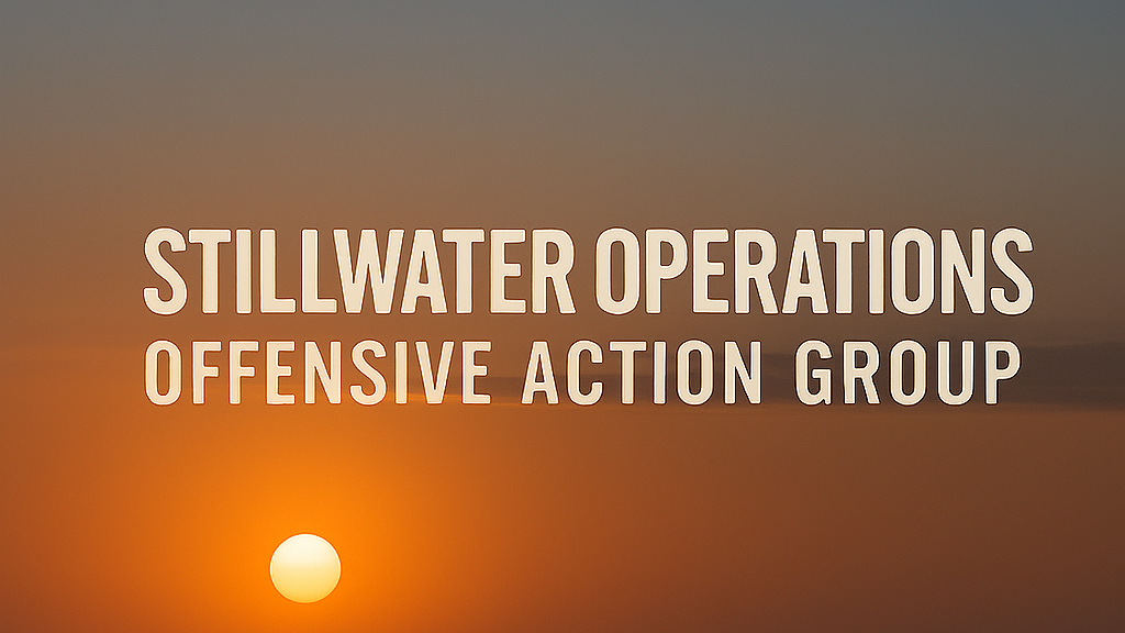 Stillwater Operations Offensive Action Groupのバナー