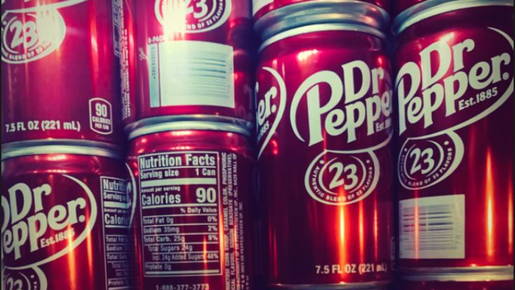 Kuro Coffee's balls are Dr pepper cansのバナー
