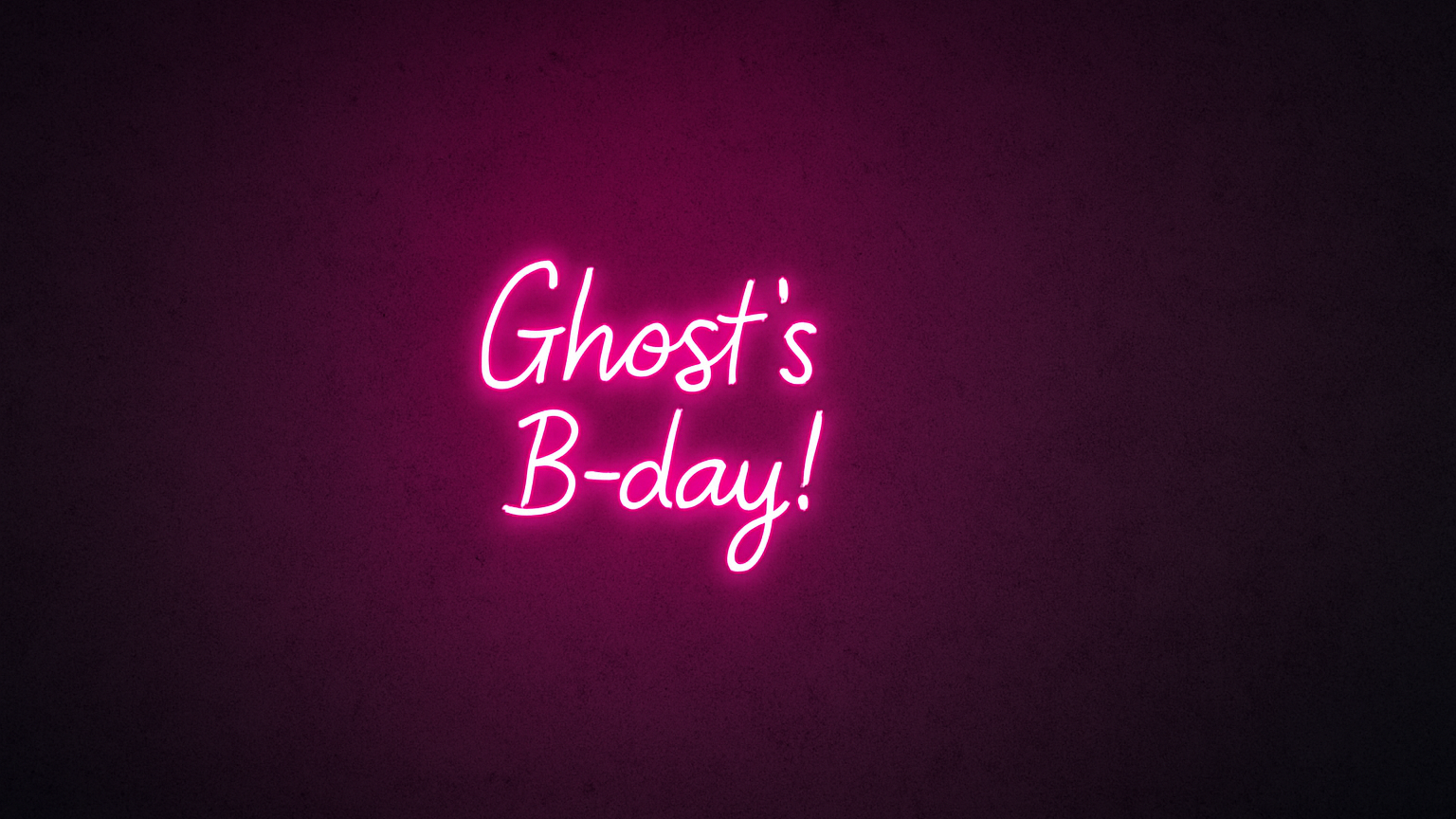 Ghosts Birthday Partyのバナー