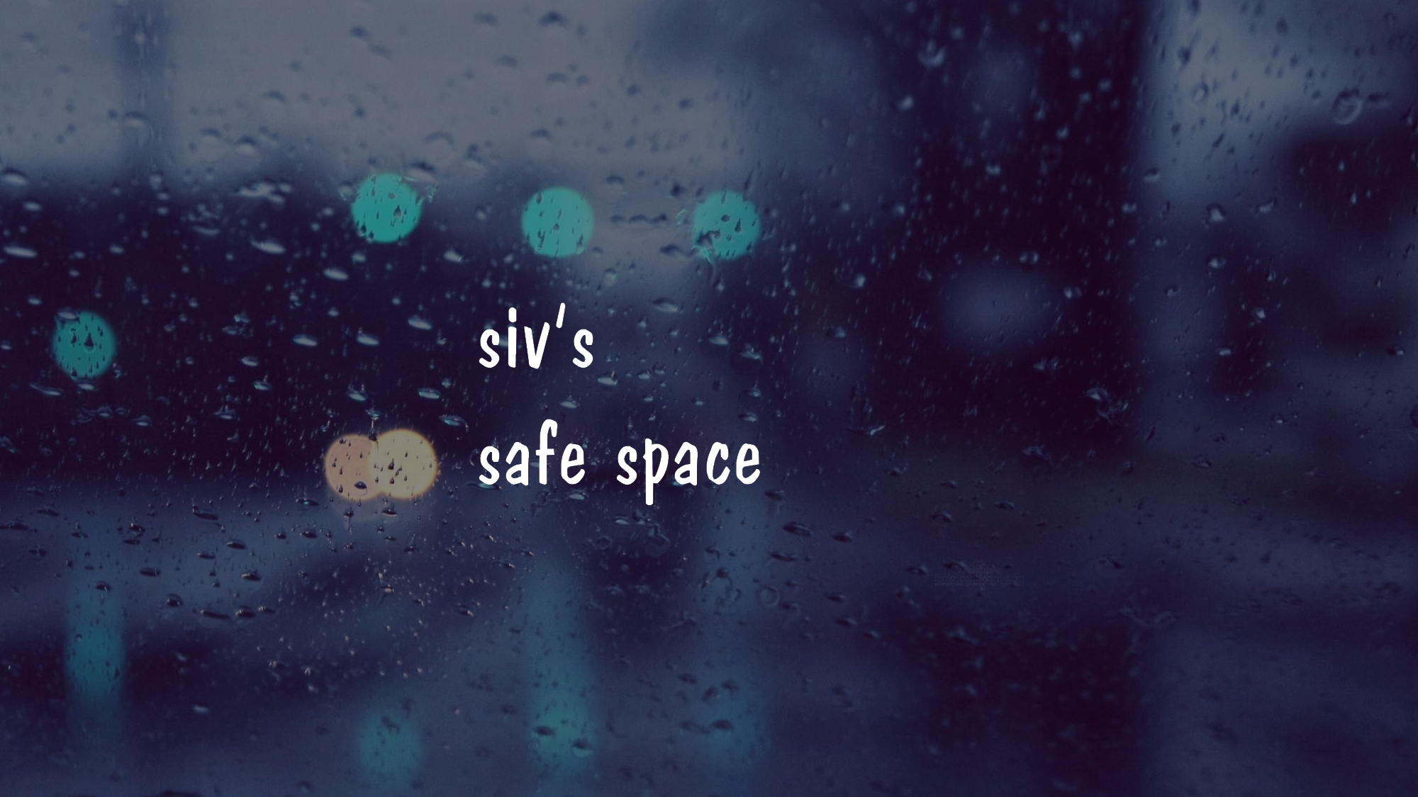 siv's safe spaceのバナー