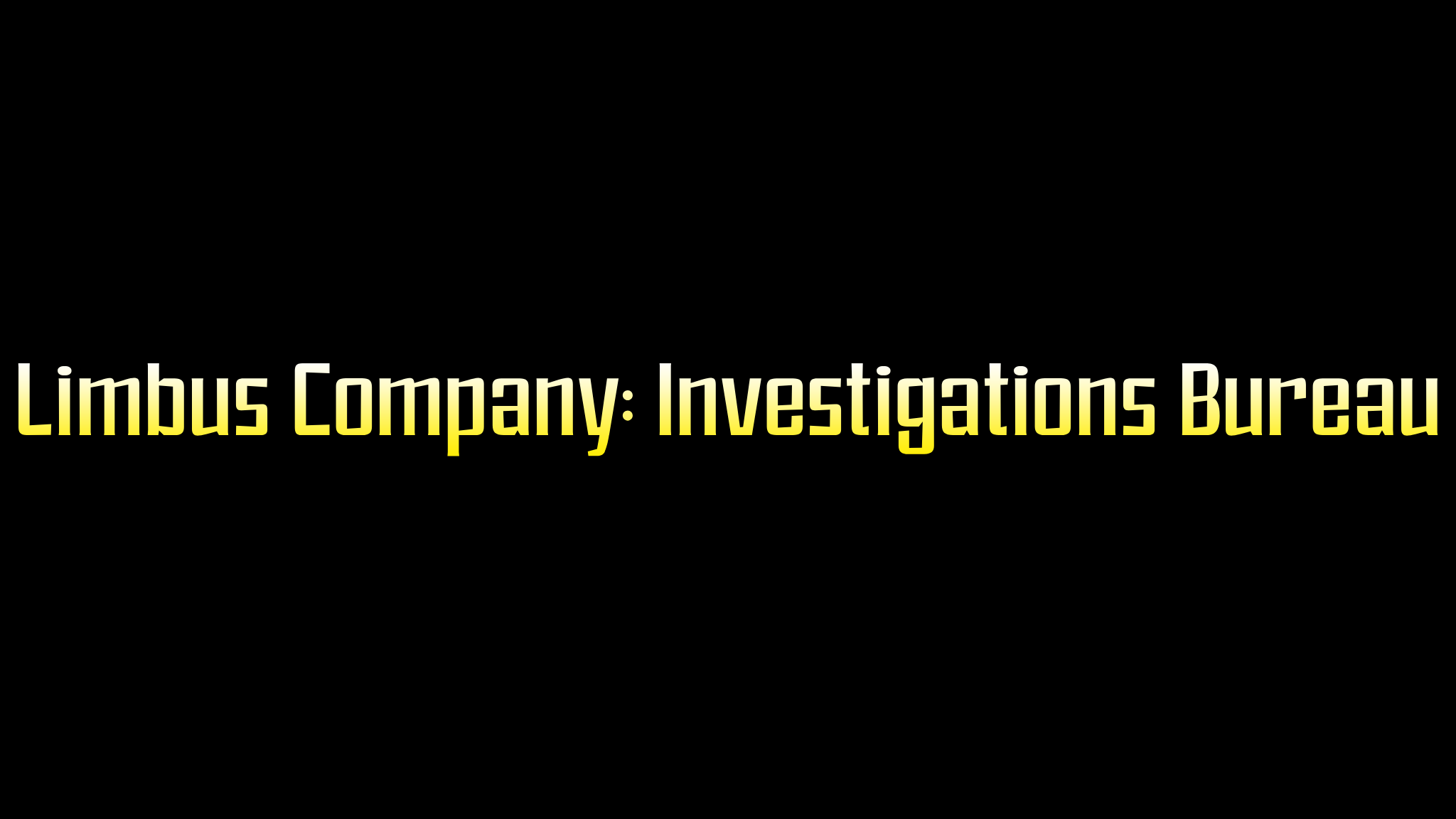 Limbus Company Investigations Bureauのバナー