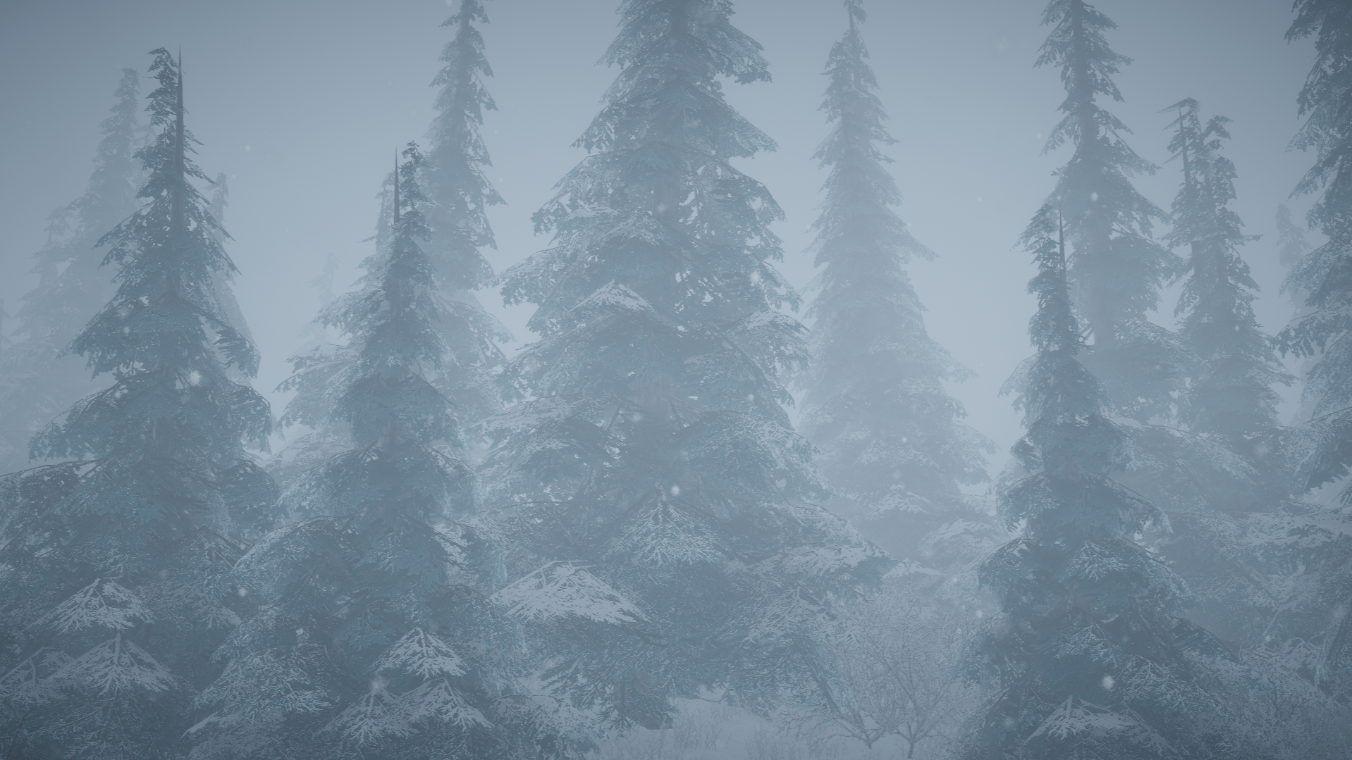 Snowy forestのバナー