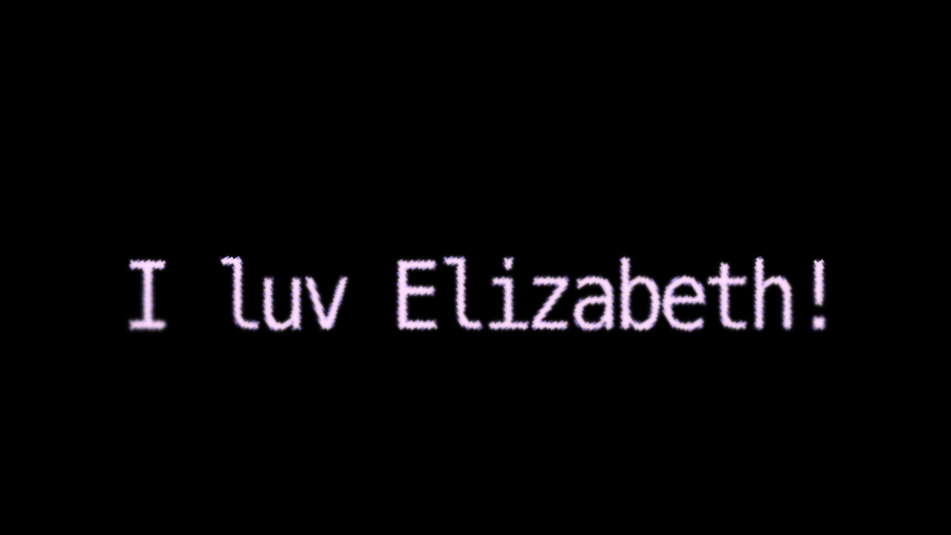 I luv Elizabethのバナー