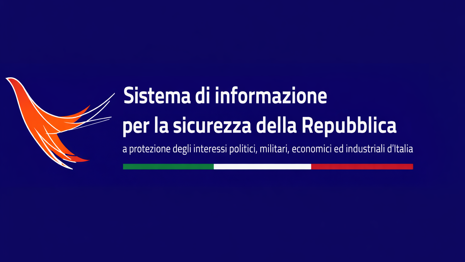 Dipartimento delle Informazioni per la Sicurezzaのバナー