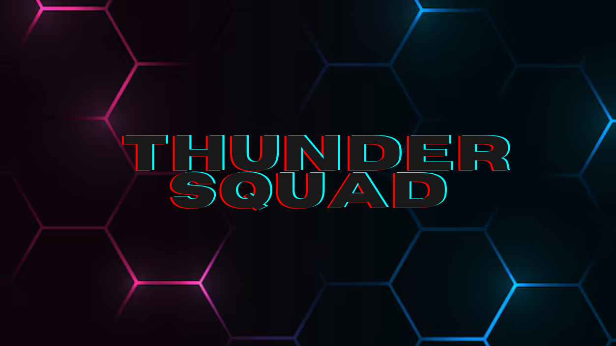 Thunder squadのバナー