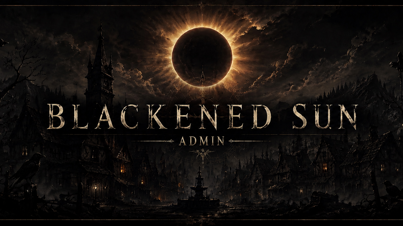 Blackened Sun Admin