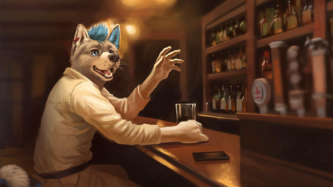 DawnStar Wolf Barのバナー