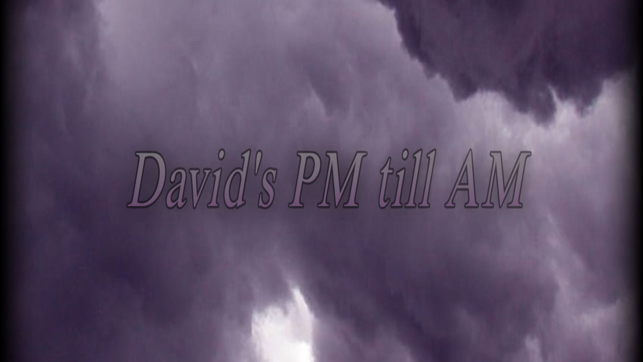 Davids PM till AMのバナー