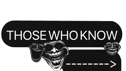 Those who Knowのバナー