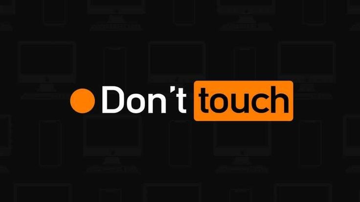 Dont Touchのバナー