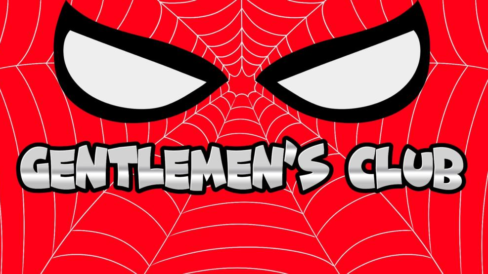 Spider-Man Gentlemen's clubのバナー