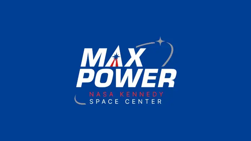 Official VRC MAX POWER airshow at Kennedy space centerのバナー