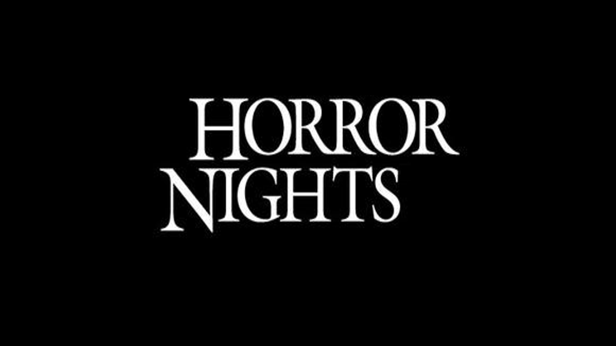 Horror nightsのバナー