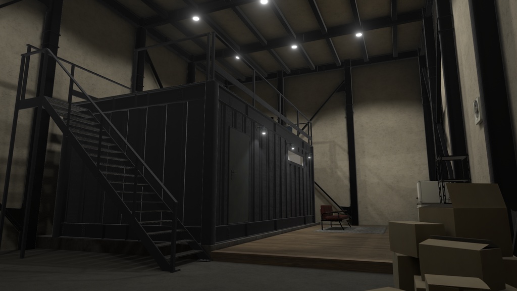 Industrial container house