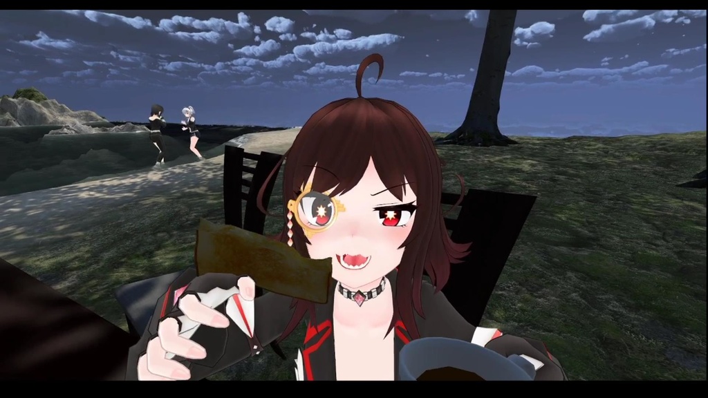 食べれるパン in VRChat　お皿付き！