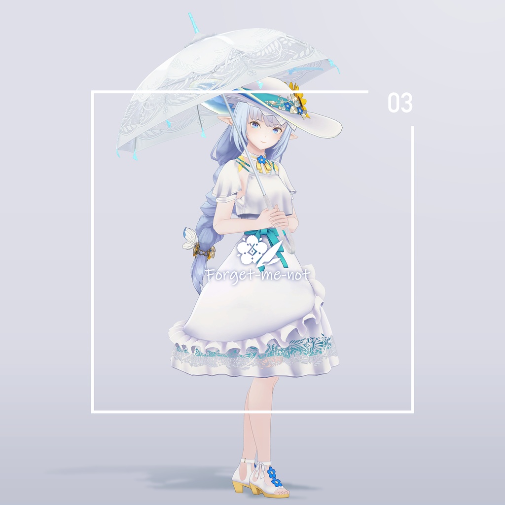 Forget-me-not Resort Dress