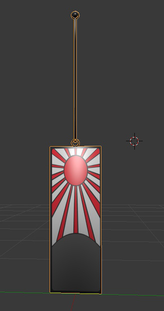 花札のような耳飾り