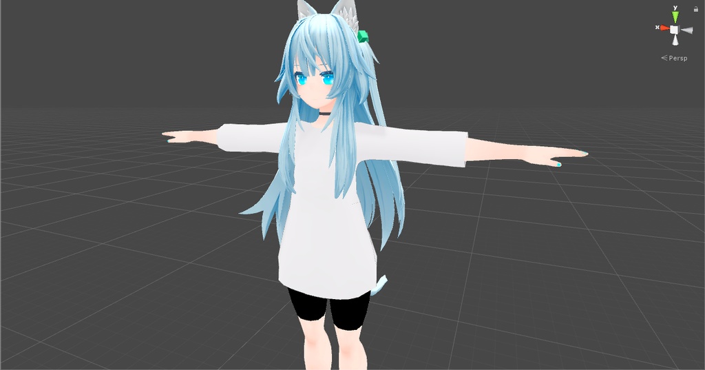 シャオマオ２専用衣装モデル　「Tシャツ」