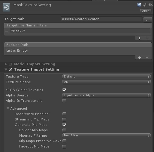 FilterTemplateAssetPostprocessor