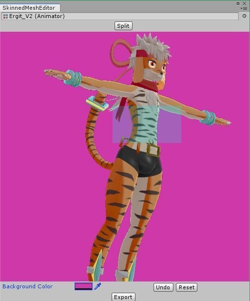Skinned Mesh Editor