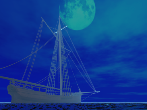 on the sail boat