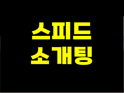 스피드 소개팅