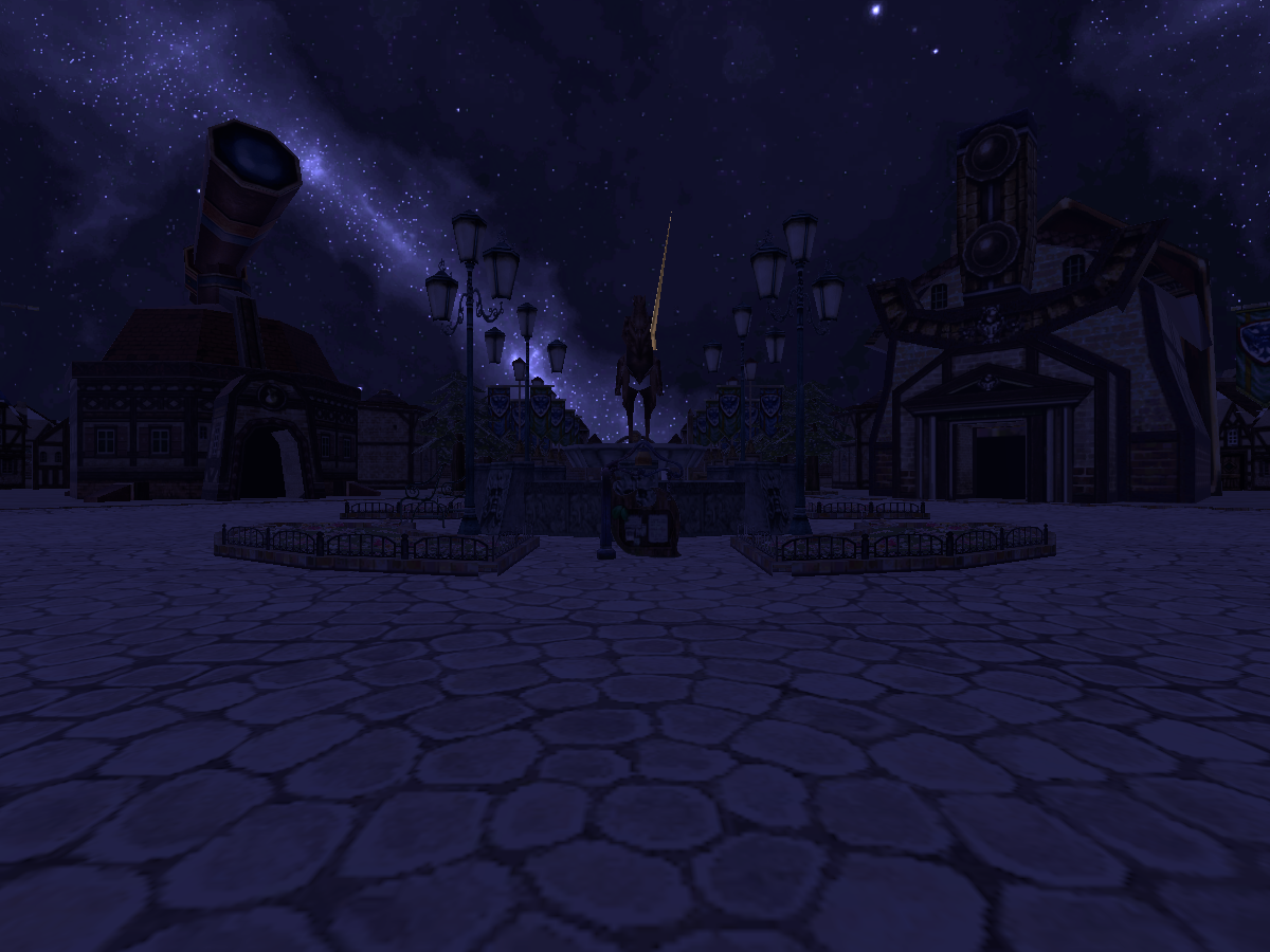prontera town (night)