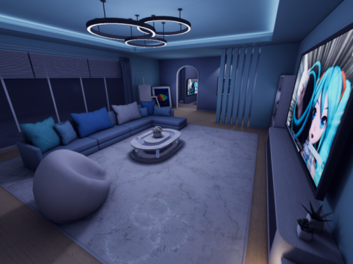 Pokabrows' Dreamy Blue Apartment