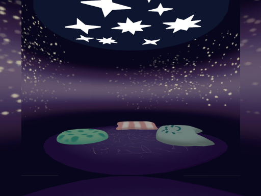 Chill with piano music and stars